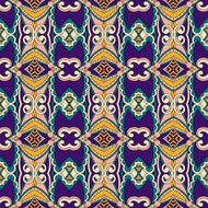 seamless geometry vintage pattern ethnic style ornamental backg N181