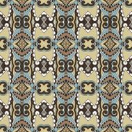 seamless geometry vintage pattern ethnic style ornamental backg N182