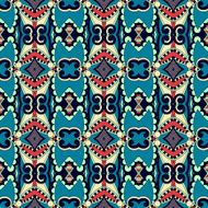 seamless geometry vintage pattern ethnic style ornamental backg N183