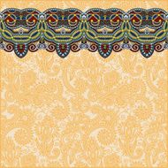 ornamental background with flower ribbon stripe pattern greeti N66