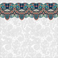 ornamental background with flower ribbon stripe pattern greeti N70