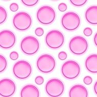 seamless pattern of pink circles