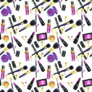 The set of cosmetics Pattern Background N3