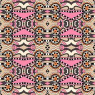 seamless geometry vintage pattern ethnic style ornamental backg N185