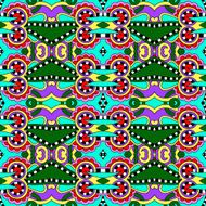 seamless geometry vintage pattern ethnic style ornamental backg N187