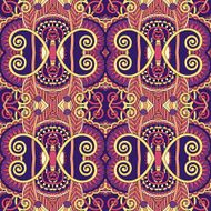 seamless geometry vintage pattern ethnic style ornamental backg N190