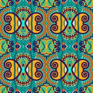 seamless geometry vintage pattern ethnic style ornamental backg N191