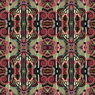 seamless geometry vintage pattern ethnic style ornamental backg N193