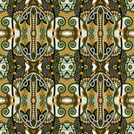 seamless geometry vintage pattern ethnic style ornamental backg N195