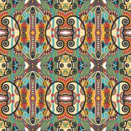 seamless geometry vintage pattern ethnic style ornamental backg N197