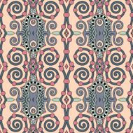 seamless geometry vintage pattern ethnic style ornamental backg N198