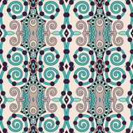 seamless geometry vintage pattern ethnic style ornamental backg N200