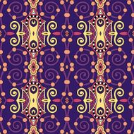 seamless geometry vintage pattern ethnic style ornamental backg N201