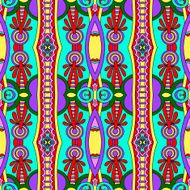 seamless geometry vintage pattern ethnic style ornamental backg N207