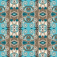 seamless geometry vintage pattern ethnic style ornamental backg N208