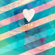 Abstract texture with hearts