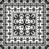 Abstract seamless outline pattern N18