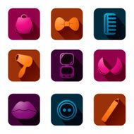 Volume icons set fashion N2