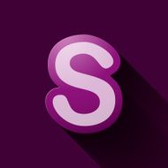 Volume icons alphabet S
