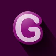 Volume icons alphabet G