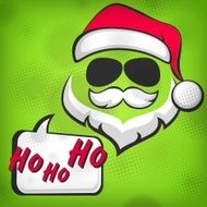 Santa Claus hipster style