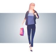 Polygonal street girl N7