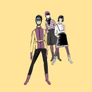 Vector sketch girls in fashion clothes eps N6