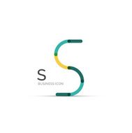Minimal font or letter icon design N12