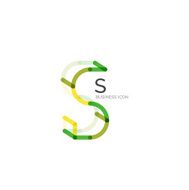 Minimal font or letter icon design N16