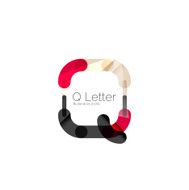 Minimal Q font or letter icon design N10