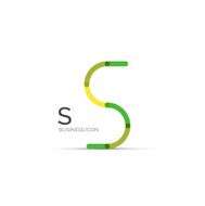 Minimal font or letter icon design N25