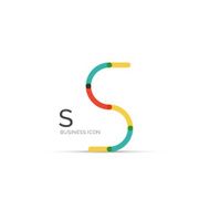 Minimal font or letter icon design N38