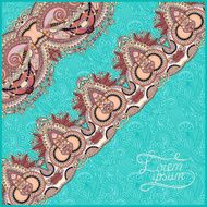 ornamental background with flower ribbon N8