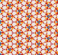 Seamless geometric pattern with diamond Vector illustration