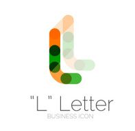 Minimal font or letter icon design N47