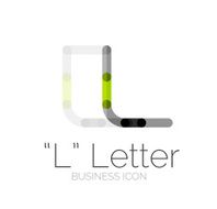 Minimal font or letter icon design N55