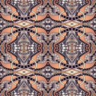 seamless geometry vintage pattern ethnic style ornamental backg N213