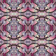 seamless geometry vintage pattern ethnic style ornamental backg N215