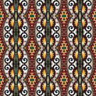 seamless geometry vintage pattern ethnic style ornamental backg N220