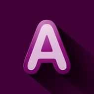 Volume icons alphabet A