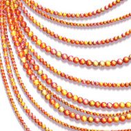 Vector abstract background with colored beads N2