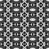 Seamless black and white pattern N9