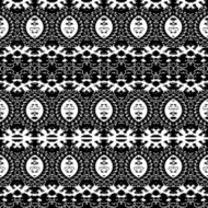 Seamless black and white pattern N10