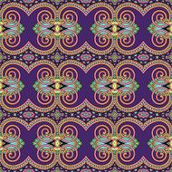 seamless geometry vintage pattern ethnic style ornamental backg N223