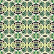 seamless geometry vintage pattern ethnic style ornamental backg N227