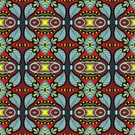 seamless geometry vintage pattern ethnic style ornamental backg N229