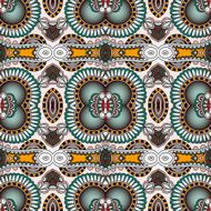 seamless geometry vintage pattern ethnic style ornamental backg N233
