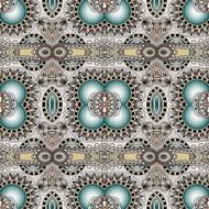 seamless geometry vintage pattern ethnic style ornamental backg N234
