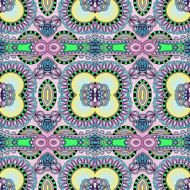 seamless geometry vintage pattern ethnic style ornamental backg N235
