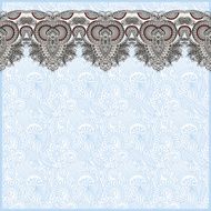 ornamental background with flower ribbon stripe pattern greeti N87
